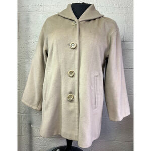 MAX MARA PURE WOOL & CASHMERE OVERCOAT SZ US 2 GOOD CONDITION